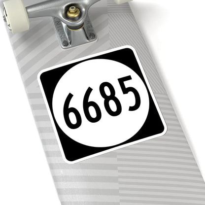 PR tertiary 6685 (Puerto Rico) (Road Sign) STICKER Vinyl Kiss-Cut Decal - The Sticker Space