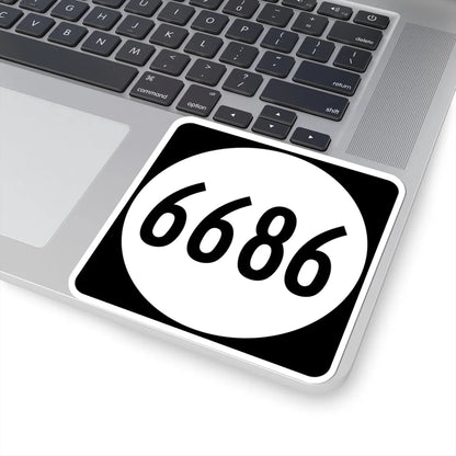 PR tertiary 6686 (Puerto Rico) (Road Sign) STICKER Vinyl Kiss-Cut Decal - The Sticker Space