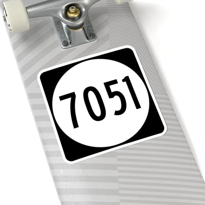 PR tertiary 7051 (Puerto Rico) (Road Sign) STICKER Vinyl Kiss-Cut Decal - The Sticker Space