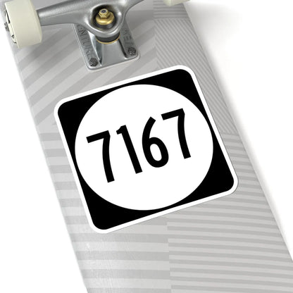 PR tertiary 7167 (Puerto Rico) (Road Sign) STICKER Vinyl Kiss-Cut Decal - The Sticker Space