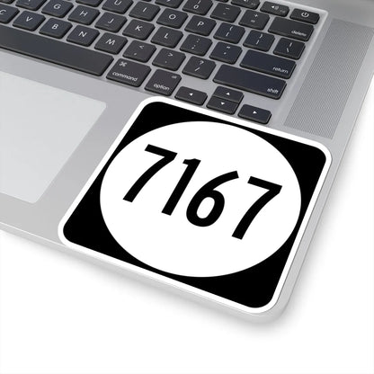 PR tertiary 7167 (Puerto Rico) (Road Sign) STICKER Vinyl Kiss-Cut Decal - The Sticker Space