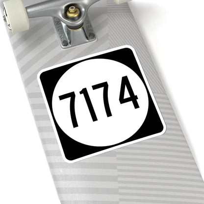 PR tertiary 7174 (Puerto Rico) (Road Sign) STICKER Vinyl Kiss-Cut Decal - The Sticker Space