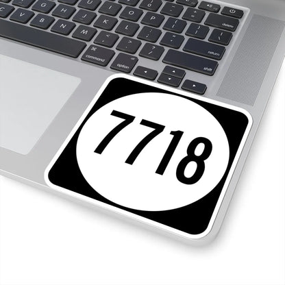 PR tertiary 7718 (Puerto Rico) (Road Sign) STICKER Vinyl Kiss-Cut Decal - The Sticker Space