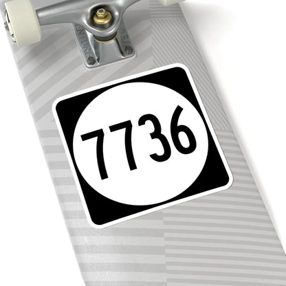 PR tertiary 7736 (Puerto Rico) (Road Sign) STICKER Vinyl Kiss-Cut Decal - The Sticker Space