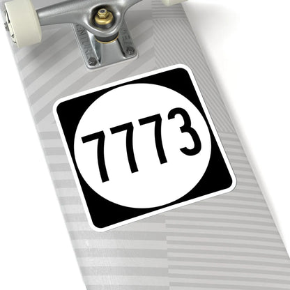 PR tertiary 7773 (Puerto Rico) (Road Sign) STICKER Vinyl Kiss-Cut Decal - The Sticker Space