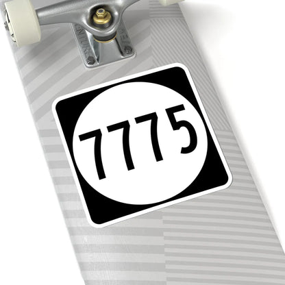 PR tertiary 7775 (Puerto Rico) (Road Sign) STICKER Vinyl Kiss-Cut Decal - The Sticker Space