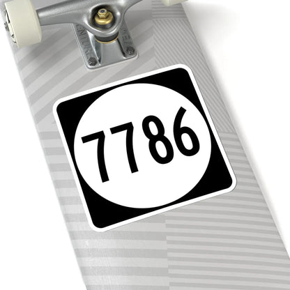 PR tertiary 7786 (Puerto Rico) (Road Sign) STICKER Vinyl Kiss-Cut Decal - The Sticker Space