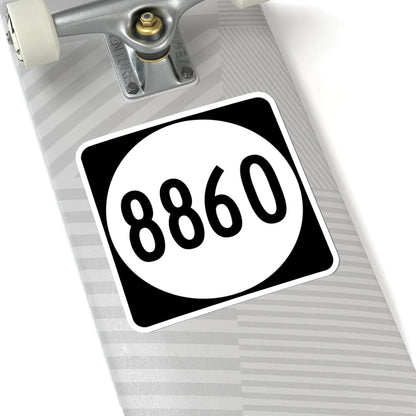 PR tertiary 8860 (Puerto Rico) (Road Sign) STICKER Vinyl Kiss-Cut Decal - The Sticker Space