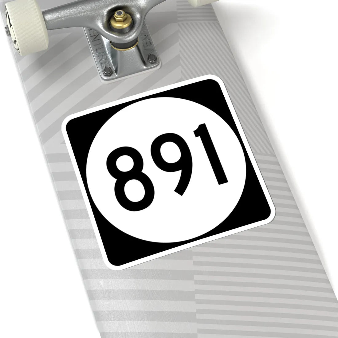 PR tertiary 891 (Puerto Rico) (Road Sign) STICKER Vinyl Kiss-Cut Decal - The Sticker Space
