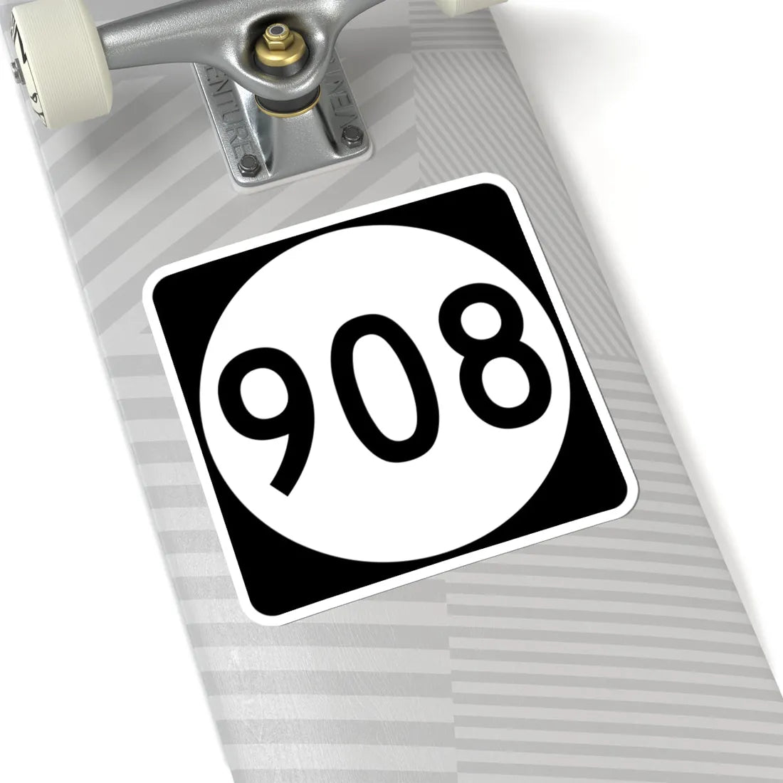 PR tertiary 908 (Puerto Rico) (Road Sign) STICKER Vinyl Kiss-Cut Decal - The Sticker Space