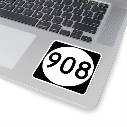PR tertiary 908 (Puerto Rico) (Road Sign) STICKER Vinyl Kiss-Cut Decal - The Sticker Space