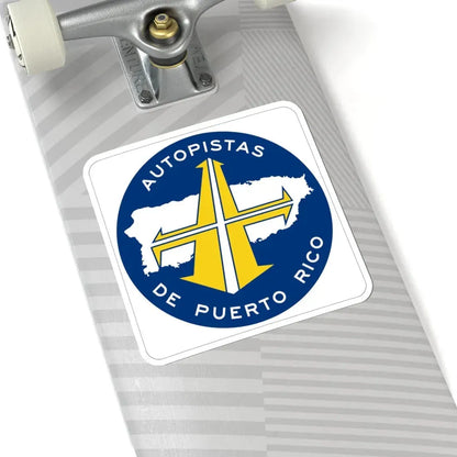 PR toll roads (Puerto Rico) (Road Sign) STICKER Vinyl Kiss-Cut Decal - The Sticker Space