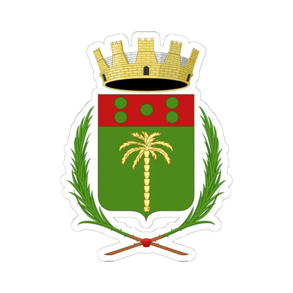 Pra-Stemma (Italy) (Coat of Arms) STICKER Vinyl Kiss-Cut Decal 6 Inch White - The Sticker Space