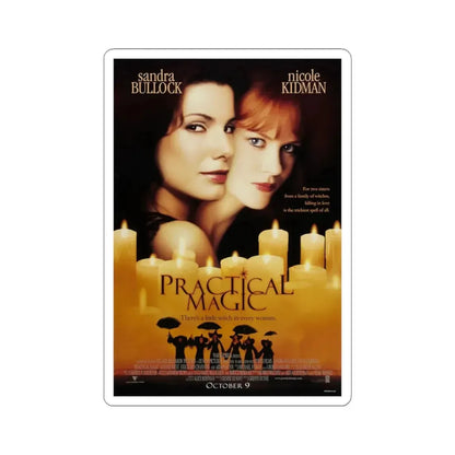 Practical Magic 1998 Movie Poster - STICKER Vinyl Kiss-Cut Decal 4 Inch White - The Sticker Space
