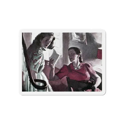 Practically Perfect (1), Good Housekeeping, March 1940 (Magazine Illustration) Refrigerator Magnet 3 Inch Die-Cut - The Sticker Space