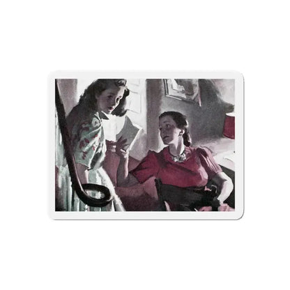 Practically Perfect (1), Good Housekeeping, March 1940 (Magazine Illustration) Refrigerator Magnet 5 Inch Die-Cut - The Sticker Space