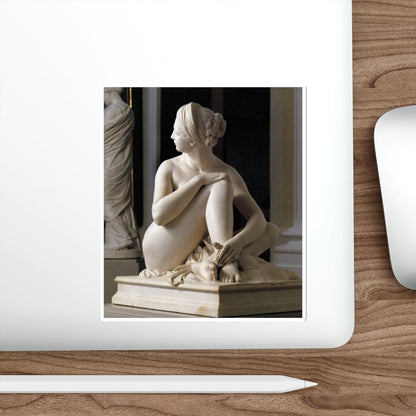 PRADIER, James - Odalisque (front view) (Artwork) STICKER Vinyl Die-Cut Decal-The Sticker Space