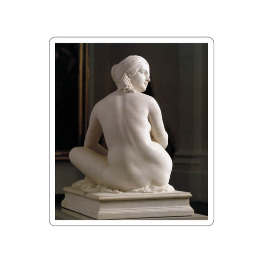 PRADIER, James - Odalisque (rear view) (Artwork) STICKER Vinyl Die-Cut Decal-White-The Sticker Space