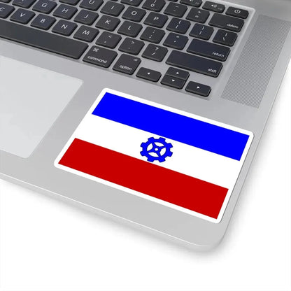 Praha-16 flag (Czech Republic) STICKER Vinyl Kiss-Cut Decal - The Sticker Space