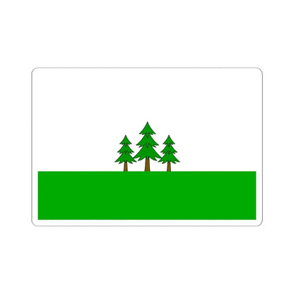 Praha-21 flag (Czech Republic) STICKER Vinyl Kiss-Cut Decal 6 Inch White - The Sticker Space