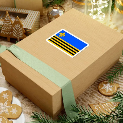 Praha-Cakovice flag (Czech Republic) STICKER Vinyl Kiss-Cut Decal - The Sticker Space