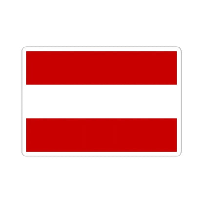 Praha-Dubec flag (Czech Republic) STICKER Vinyl Kiss-Cut Decal 2 Inch White - The Sticker Space