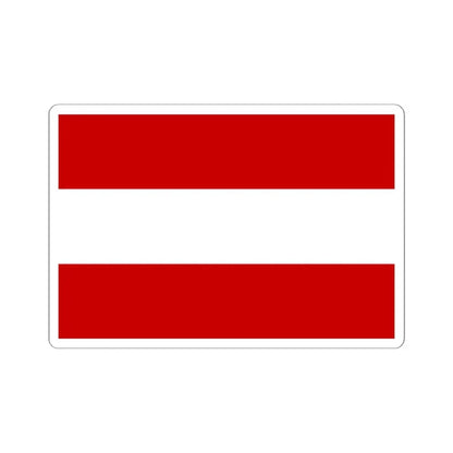 Praha-Dubec flag (Czech Republic) STICKER Vinyl Kiss-Cut Decal 6 Inch White - The Sticker Space