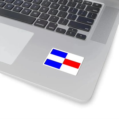 Praha-Kolovraty flag (Czech Republic) STICKER Vinyl Kiss-Cut Decal - The Sticker Space