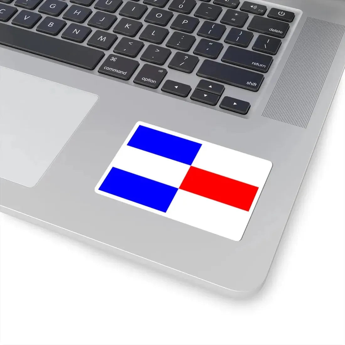Praha-Kolovraty flag (Czech Republic) STICKER Vinyl Kiss-Cut Decal - The Sticker Space