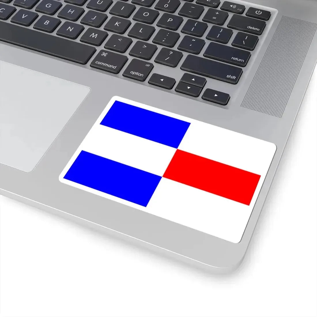 Praha-Kolovraty flag (Czech Republic) STICKER Vinyl Kiss-Cut Decal - The Sticker Space