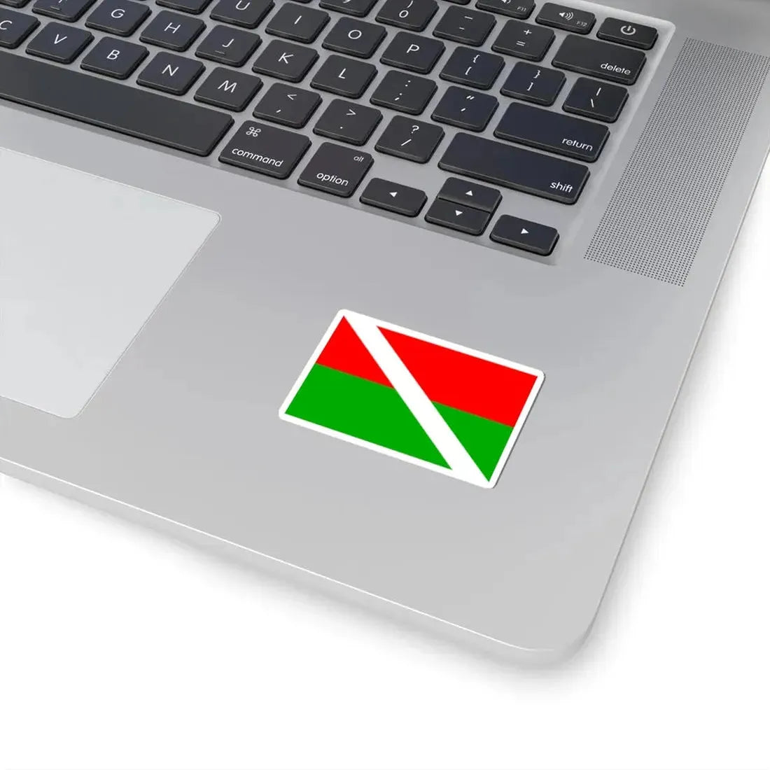 Praha-Kralovice flag (Czech Republic) STICKER Vinyl Kiss-Cut Decal - The Sticker Space