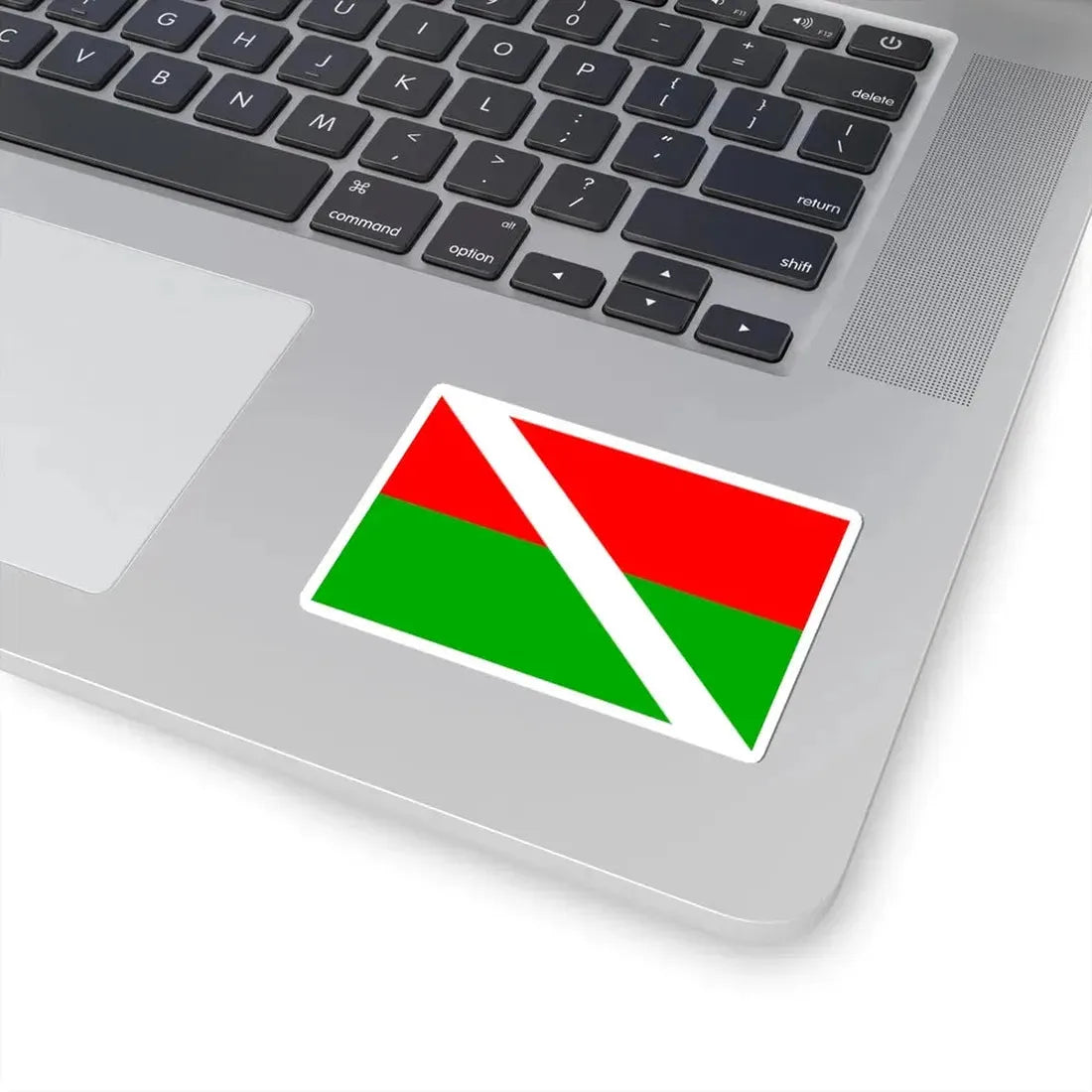 Praha-Kralovice flag (Czech Republic) STICKER Vinyl Kiss-Cut Decal - The Sticker Space