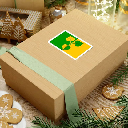 Praha-Kreslice flag (Czech Republic) STICKER Vinyl Kiss-Cut Decal - The Sticker Space