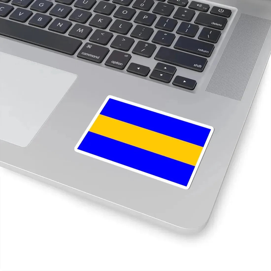 Praha-Kunratice flag (Czech Republic) STICKER Vinyl Kiss-Cut Decal - The Sticker Space