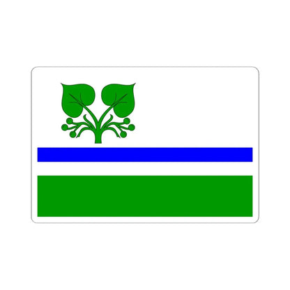 Praha-Lipence flag (Czech Republic) STICKER Vinyl Kiss-Cut Decal 6 Inch White - The Sticker Space