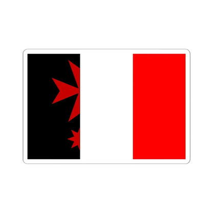 Praha-Slivenec flag (Czech Republic) STICKER Vinyl Kiss-Cut Decal 6 Inch White - The Sticker Space