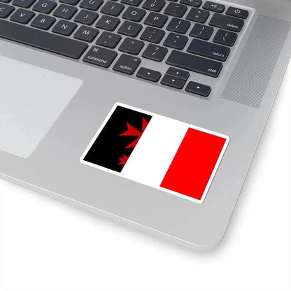 Praha-Slivenec flag (Czech Republic) STICKER Vinyl Kiss-Cut Decal - The Sticker Space