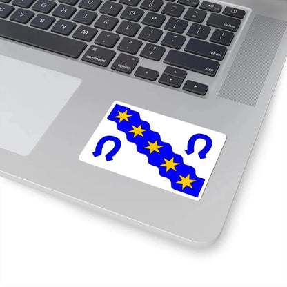 Praha-Velka Chuchle flag (Czech Republic) STICKER Vinyl Kiss-Cut Decal - The Sticker Space