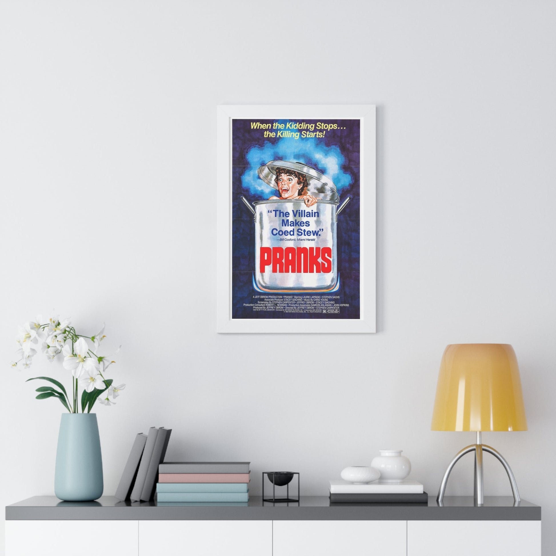 PRANKS (The Dorm That Dripped Blood) 1982 - Framed Movie Poster-The Sticker Space