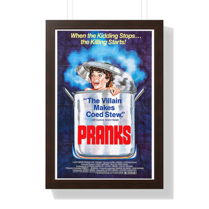 PRANKS (The Dorm That Dripped Blood) 1982 - Framed Movie Poster-16″ x 24″-The Sticker Space