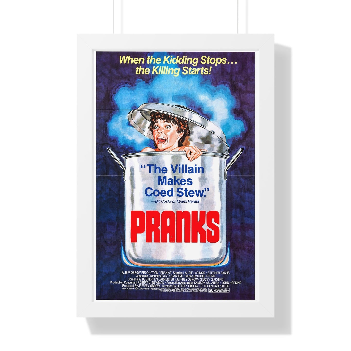 PRANKS (The Dorm That Dripped Blood) 1982 - Framed Movie Poster-16″ x 24″-The Sticker Space