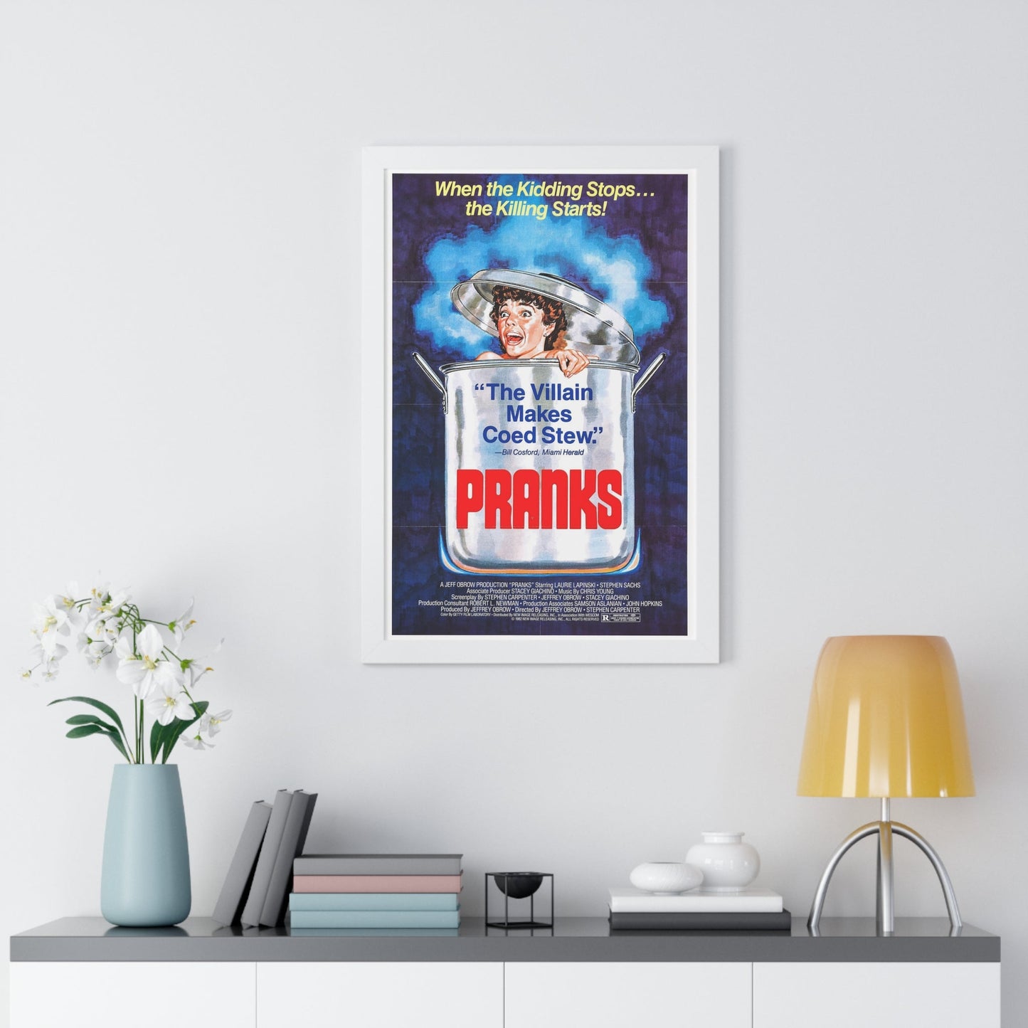 PRANKS (The Dorm That Dripped Blood) 1982 - Framed Movie Poster-The Sticker Space