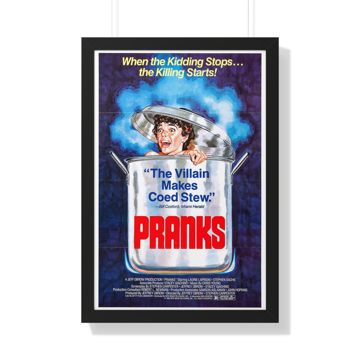 PRANKS (The Dorm That Dripped Blood) 1982 - Framed Movie Poster-20" x 30"-The Sticker Space