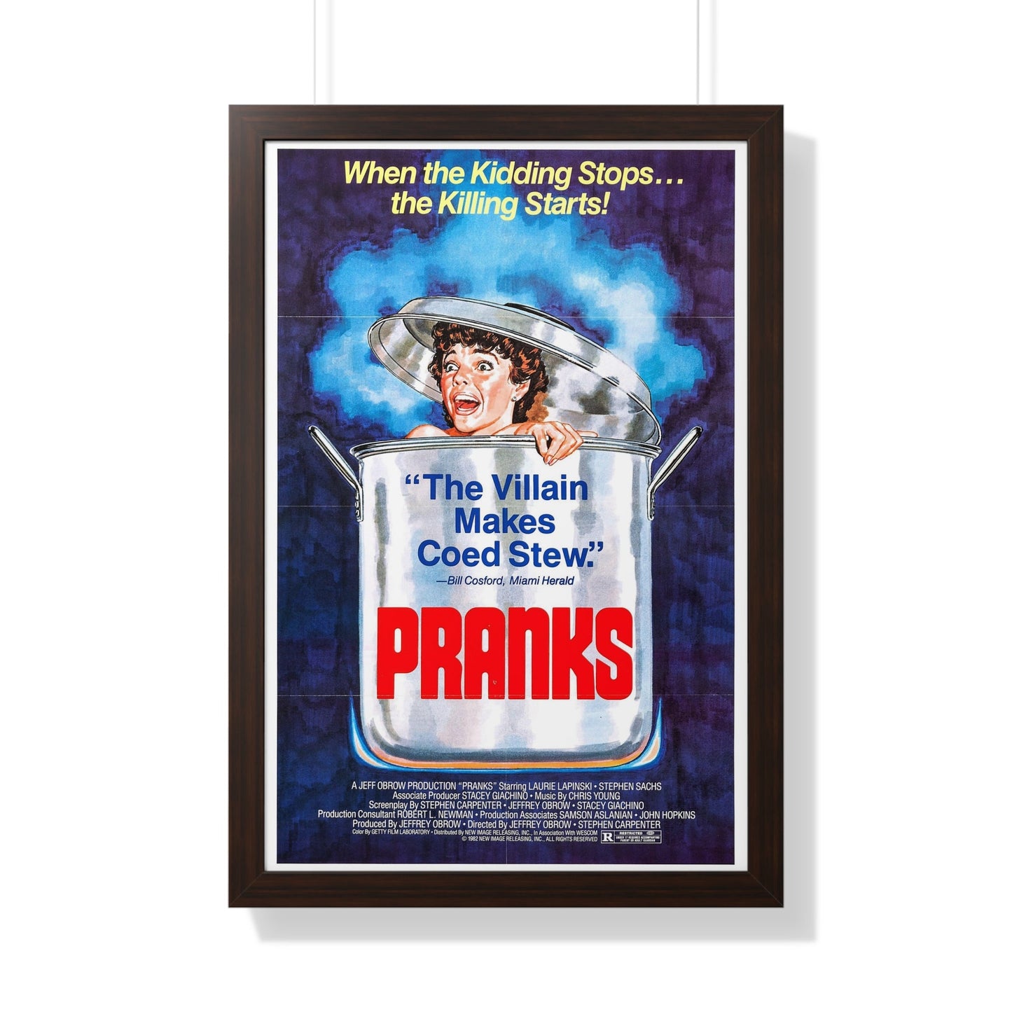 PRANKS (The Dorm That Dripped Blood) 1982 - Framed Movie Poster-20" x 30"-The Sticker Space