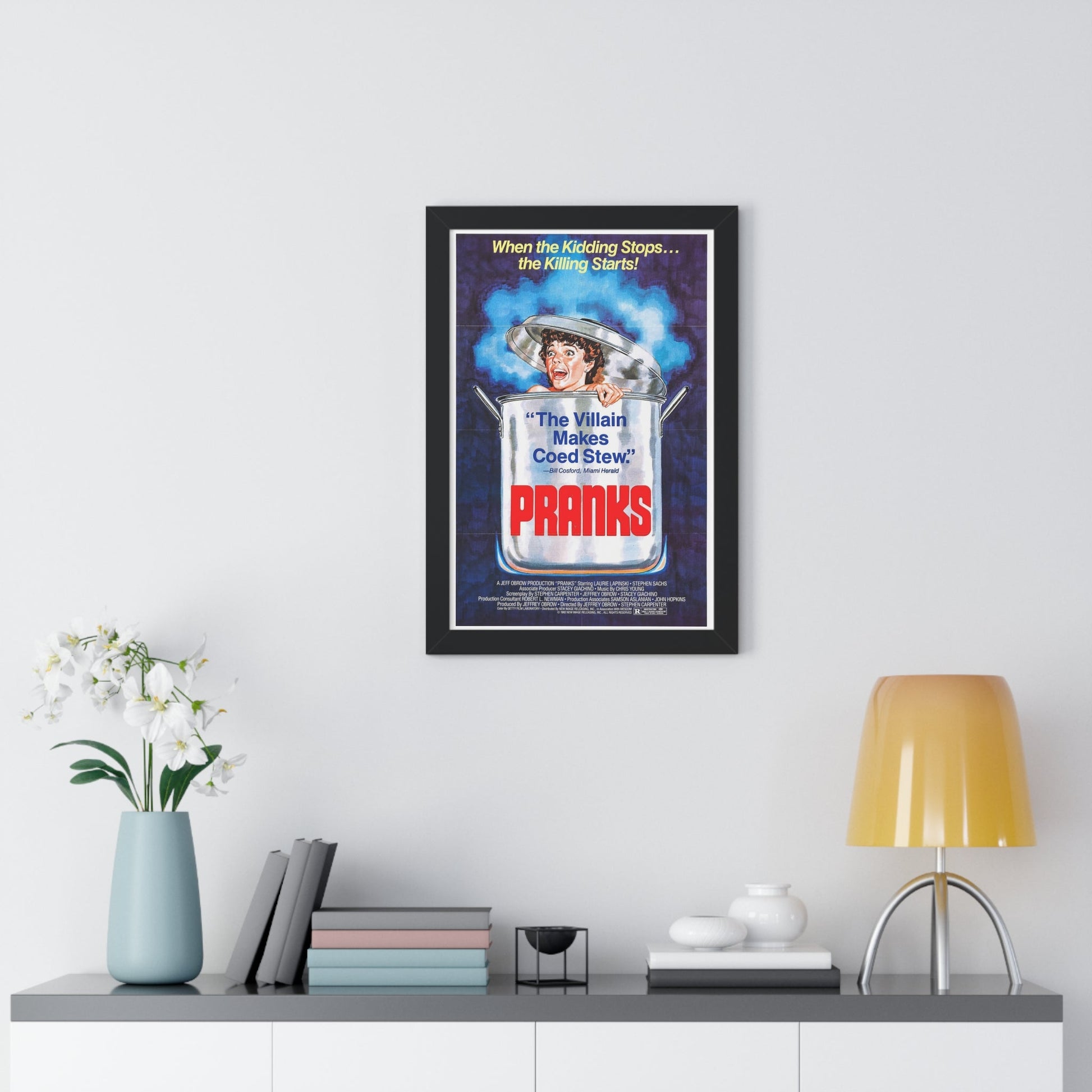 PRANKS (The Dorm That Dripped Blood) 1982 - Framed Movie Poster-The Sticker Space