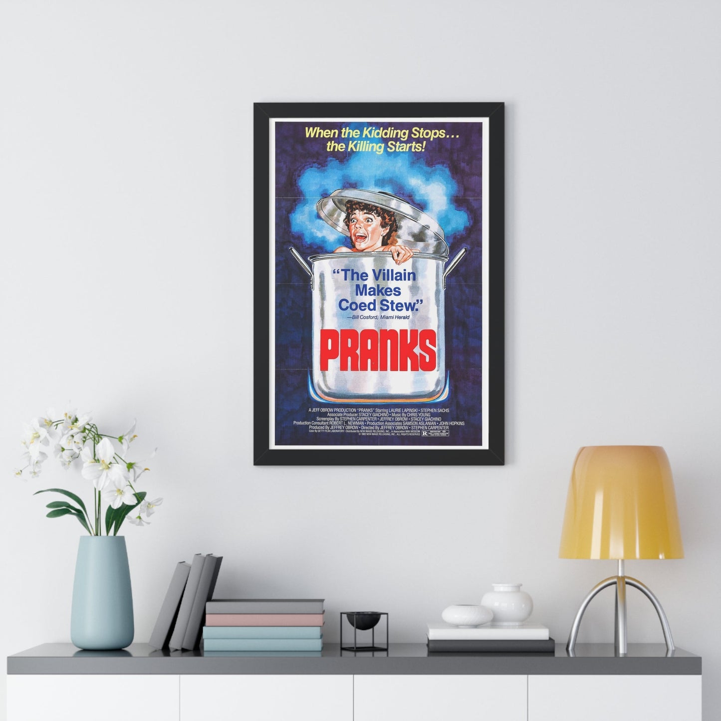 PRANKS (The Dorm That Dripped Blood) 1982 - Framed Movie Poster-The Sticker Space