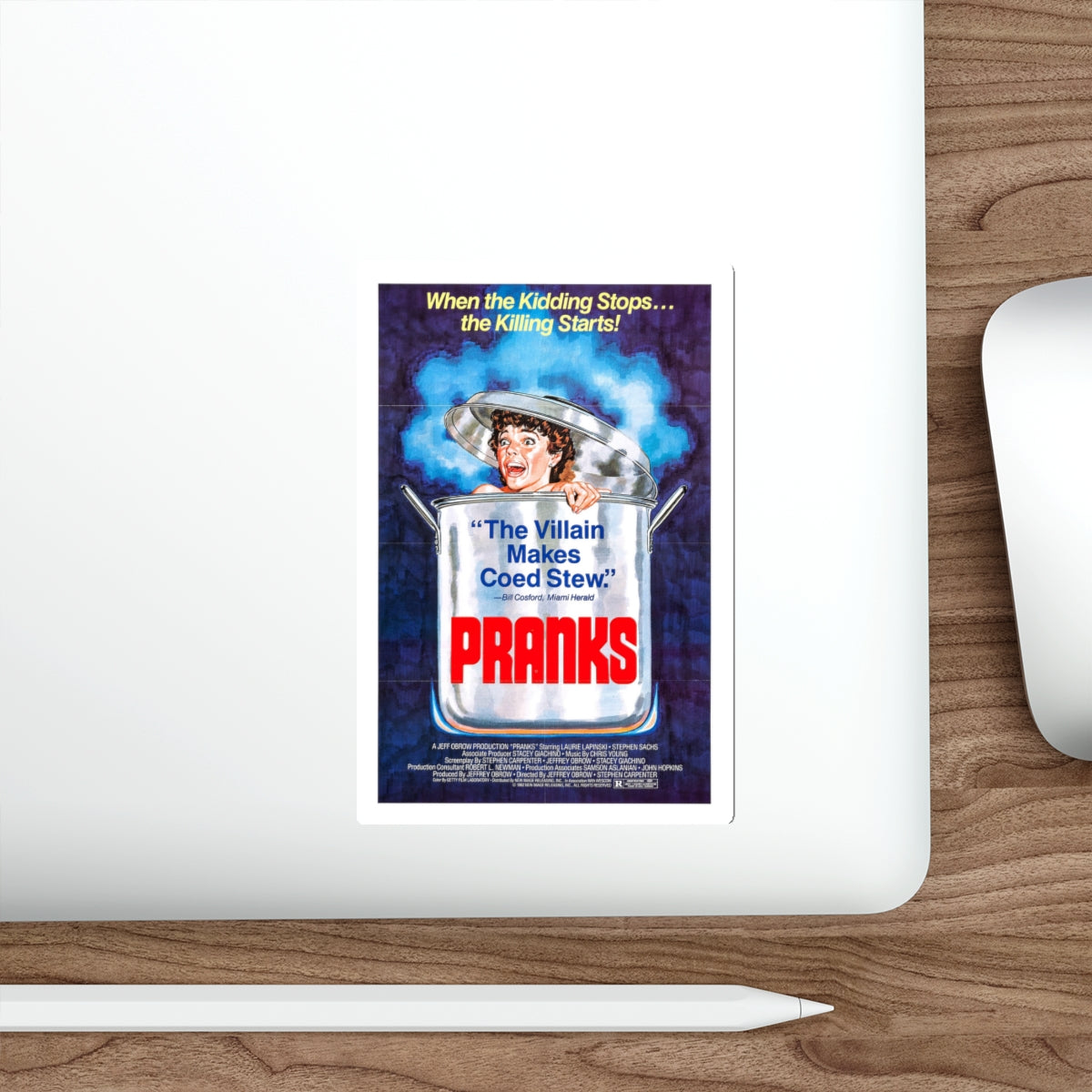 PRANKS (The Dorm That Dripped Blood) 1982 Movie Poster STICKER Vinyl Die-Cut Decal-The Sticker Space