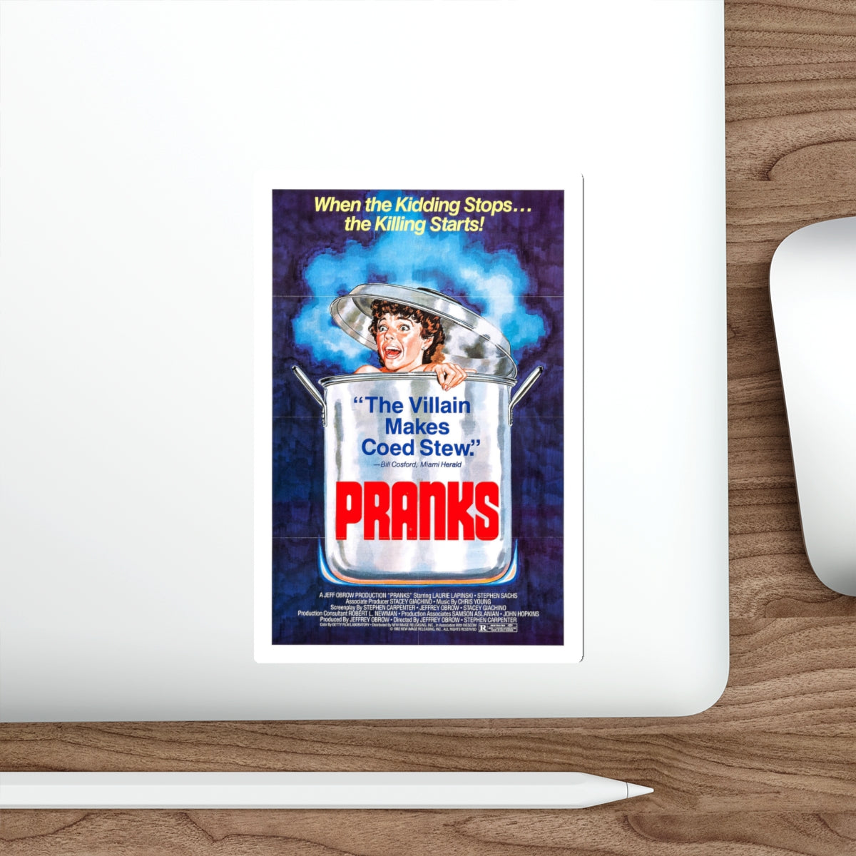 PRANKS (The Dorm That Dripped Blood) 1982 Movie Poster STICKER Vinyl Die-Cut Decal-The Sticker Space