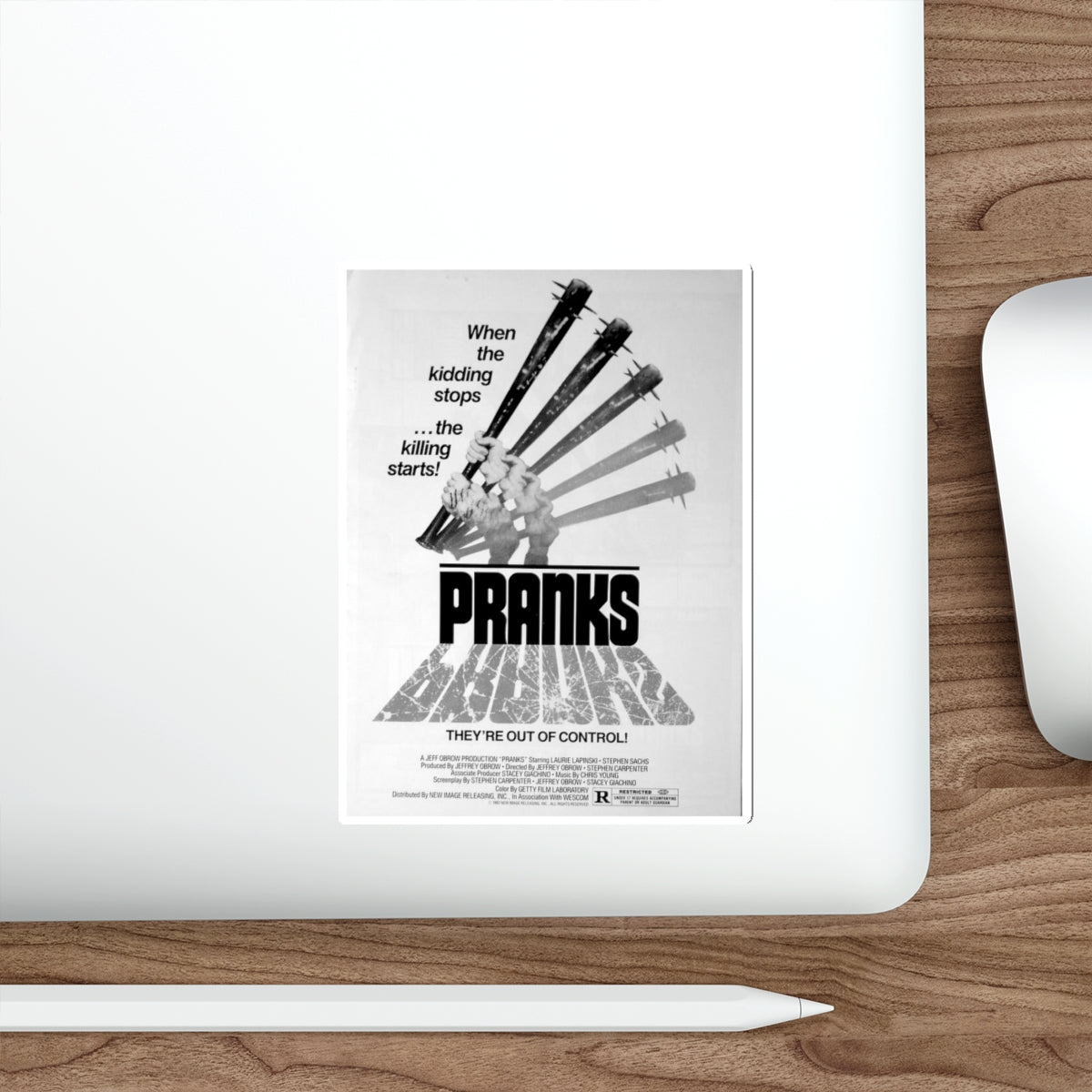 PRANKS (The Dorm That Dripped Blood) 2 1982 Movie Poster STICKER Vinyl Die-Cut Decal-The Sticker Space