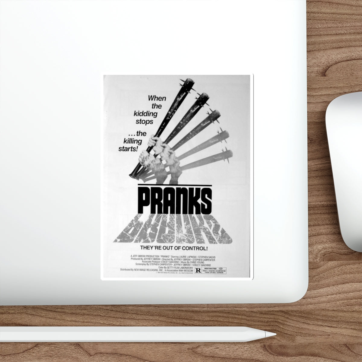 PRANKS (The Dorm That Dripped Blood) 2 1982 Movie Poster STICKER Vinyl Die-Cut Decal-The Sticker Space